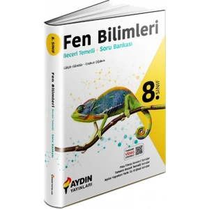 Aydın Yayınları 8. Sınıf LGS Fen Bilimleri Beceri Temelli Soru Bankası