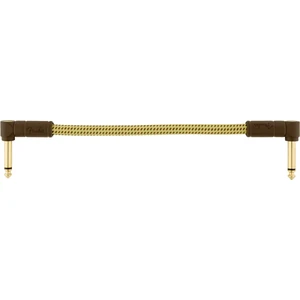 Deluxe Series Instrument Cables, Tweed Tweed Pedal Ara Kablosu (15 Cm)