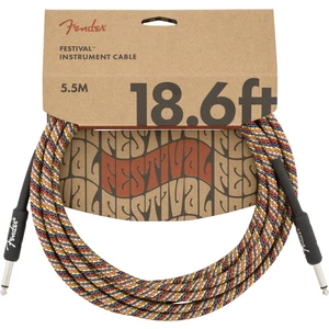 Festival Hemp Instrument Cables 5.5 Metre - Rainbow Enstrüman Kablosu