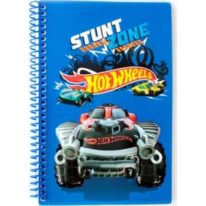 Hot Wheels Pvc Kapak Kabartmalı Defter