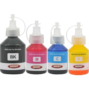 Brother DCP-T500W uyumlu 4 renk mürekkep