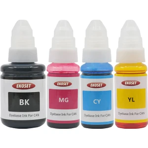 Canon Pixma G3410 uyumlu mürekkep 4 renk