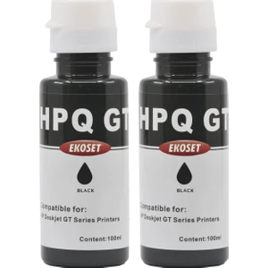 hp uyumlu Siyah Mürekkep Tanklı yazıcılar için 2li Paket