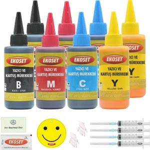 Canon uyumlu ve Tanklı yazıcı Mürekkebi 4 Renk 4x200ml