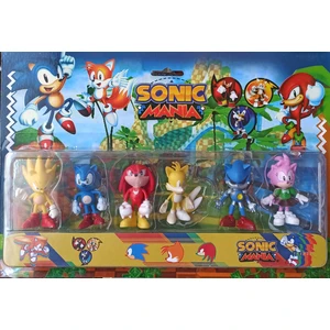 Sonic Figürleri Sonic Mania Set 6'lı