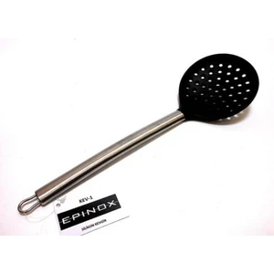 Çelik Saplı Silikon Kevgir 35 cm
