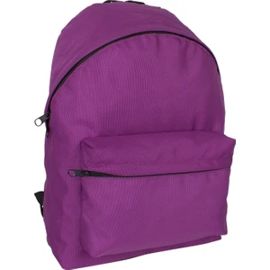 126 Mor Su Geçirmez Kumaş Unisex Günlük ve Okul Sırt Çantası, Ayarlanabilir Askılı 20L, 43x30x12 cm