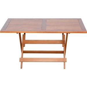 Ahşap Bahçe Balkon Mutfak Masası -Bodrum Katlanabilir 80X120