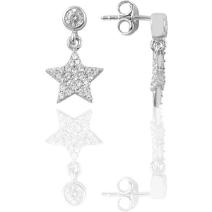 Söğütlü Si̇lver Gümüş Zirkon Taşlı Yıldız Modeli Küpe