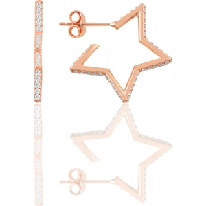 Söğütlü Si̇lver Gümüş Star Küpe