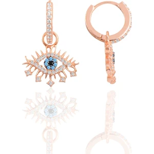 Söğütlü Si̇lver Gümüş Lareyn Halka Küpe