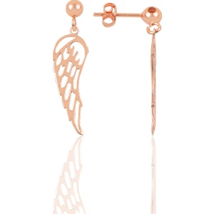 Söğütlü Si̇lver Gümüş Kanat Modeli Küpe