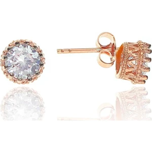 Söğütlü Si̇lver Gümüş Elmas Montürlü Küpe