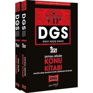 Yargı Yayınevi DGS 2021 VIP Sayısal - Sözel Bölüm Konu Kitabı Seti
