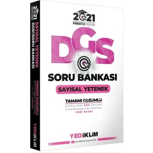 Yediiklim Yayınları Yayınevi ALES 2021 Prestij Serisi Sayısal Yetenek Soru Bankası