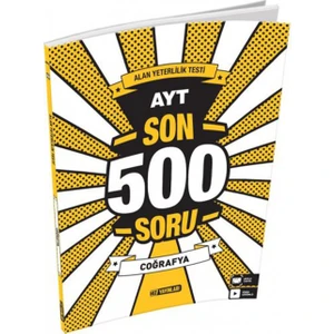 Hız Yayınları AYT Coğrafya Soru Bankası - Son 500