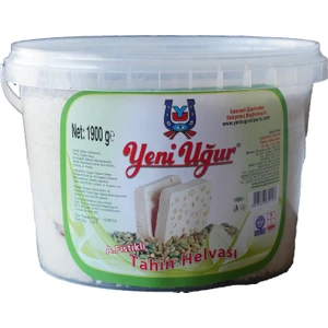 Yeni Uğur Antep Fıstıklı Tahin Helvası (Ambalaj) 1900 gr