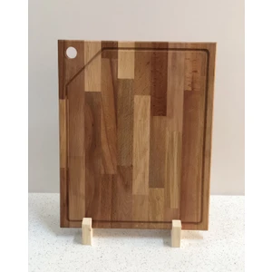 Teknik Ahşap Kayın Kesme Tahtası Dev Boy 40 x 50 cm