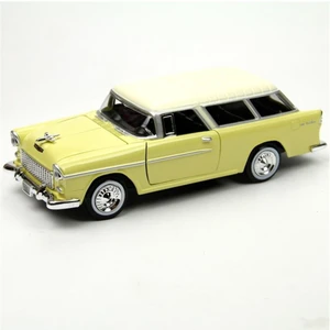 1:24 1955 Chevy Bel Air Nomad Diecast Model Araba Krem