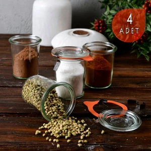 160 ml Cam Saklama Kavanoz Seti (4 Adet)