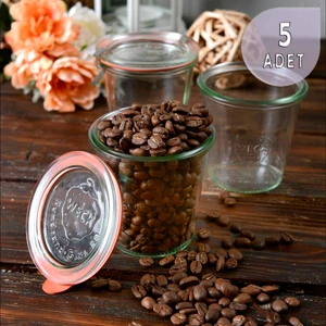 290 ml Cam Saklama Kavanoz Seti (5 Adet)