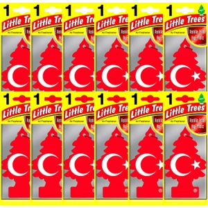 Little Trees Türk Bayrağı Vanilya Aromalı Oto Kokusu 12 Adet