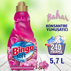 Soft Konsantre Çamaşır Yumuşatıcısı Bahar 1440 ml Ekonomi Paketi 4'lü