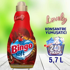 Soft Konsantre Çamaşır Yumuşatıcısı Lovely 1440 ml Ekonomi Paketi 4'lü