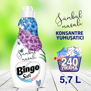 Soft Konsantre Çamaşır Yumuşatıcısı Sümbül Masalı 1440 ml Ekonomi Paketi 4'lü