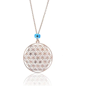 Söğütlü Silver Yaşam Çiçeği Kolye