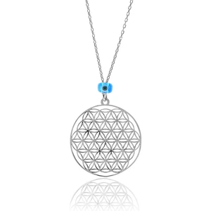 Söğütlü Silver Yaşam Çiçeği Kolye