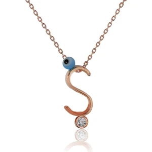 Söğütlü Silver Ş Harf Gümüş Kolye