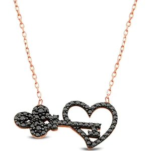 Söğütlü Silver Kalbimin Anahtarı Kolye