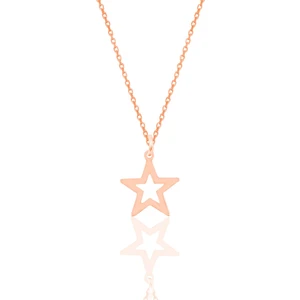 Söğütlü Silver Gümüş Yıldız Modeli Kolye