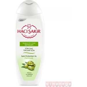 Hacı Şakir Şampuan 500ML Olive (Zeytin Yağı) - 12'li