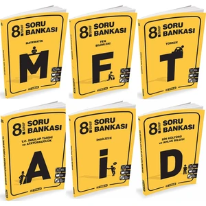 Hız Yayınları 8. Sınıf Tüm Dersler Soru Bankası 6 Kitap