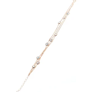 Söğütlü Silver Gümüş Rose Sıra Taşlı Bileklik