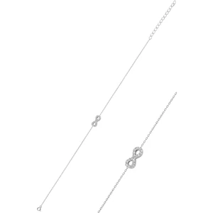 Söğütlü Silver Gümüş Rodyumlu Sonsuzluk Bileklik