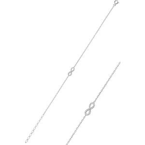 Söğütlü Silver Gümüş Rodyumlu Sonsuzluk Bileklik