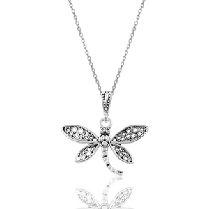 Söğütlü Silver Gümüş Oksitli Yusufçuk Modeli Kolye