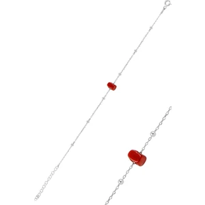 Söğütlü Silver Gümüş Mercan Renkli Top Top Bileklik