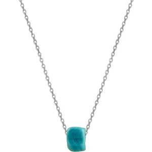 Söğütlü Silver Gümüş Turkuaz Taşlı Kolye