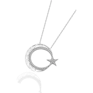 Söğütlü Silver Ayyıldız Kolye