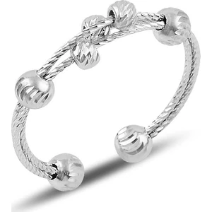 Söğütlü Silver Gümüş Ayarlamalı Dorica Yüzük