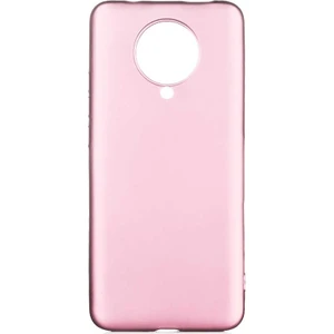 Tekno Grup Pocophone F2 Pro Kılıf Mat Premium Silikon Kılıf Rose + Cam Ekran Koruyucu