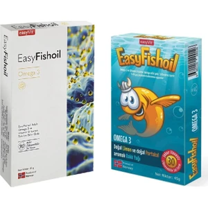 Omega 3 ve D Vitamini 30 + 30 Tablet - Yetişkinler ve Çocuklar Için Balık Yağı Seti