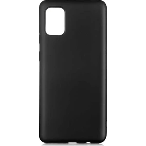 Tekno Grup Samsung Galaxy A31 Kılıf Mat Premium Silikon Kılıf Siyah