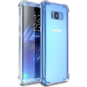 Tekno Grup Samsung Galaxy S8 Kılıf Ultra Korumalı Şeffaf Anti Shock Kılıf + Tam Kaplayan 3D Cam Ekran Koruyucu