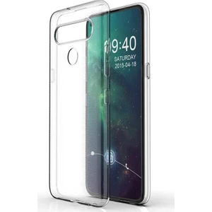 Tekno Grup LG K61 Kılıf Lüx Silikon Kılıf Şeffaf