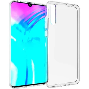 Tekno Grup Huawei P Smart S (Y8P) Kılıf Lüx Silikon Kılıf Şeffaf + Tam Kaplayan 6D Nano Ekran Koruyucu